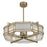 Savoy House Canterbury 4Lt Ceiling Fan, Fan D'Lier, Noble Brass