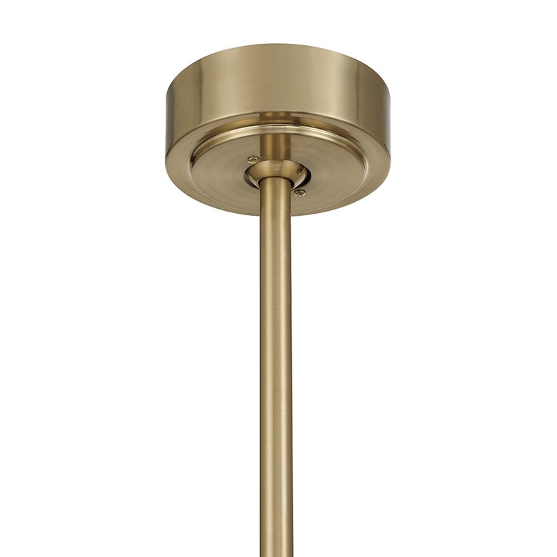 Savoy House Canterbury 4Lt Ceiling Fan, Fan D'Lier, Noble Brass