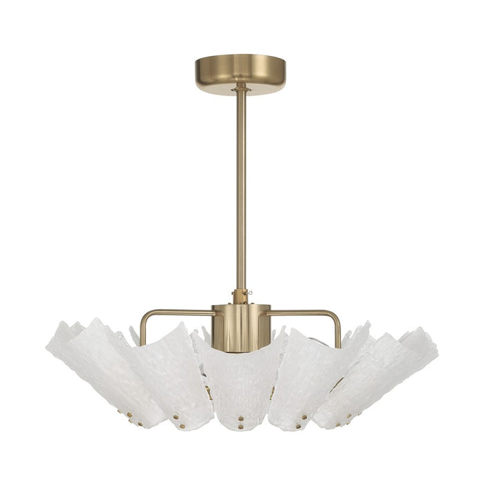Savoy House Celina 12 Lt Ceiling Fan, Fan D'Lier, Noble Brass