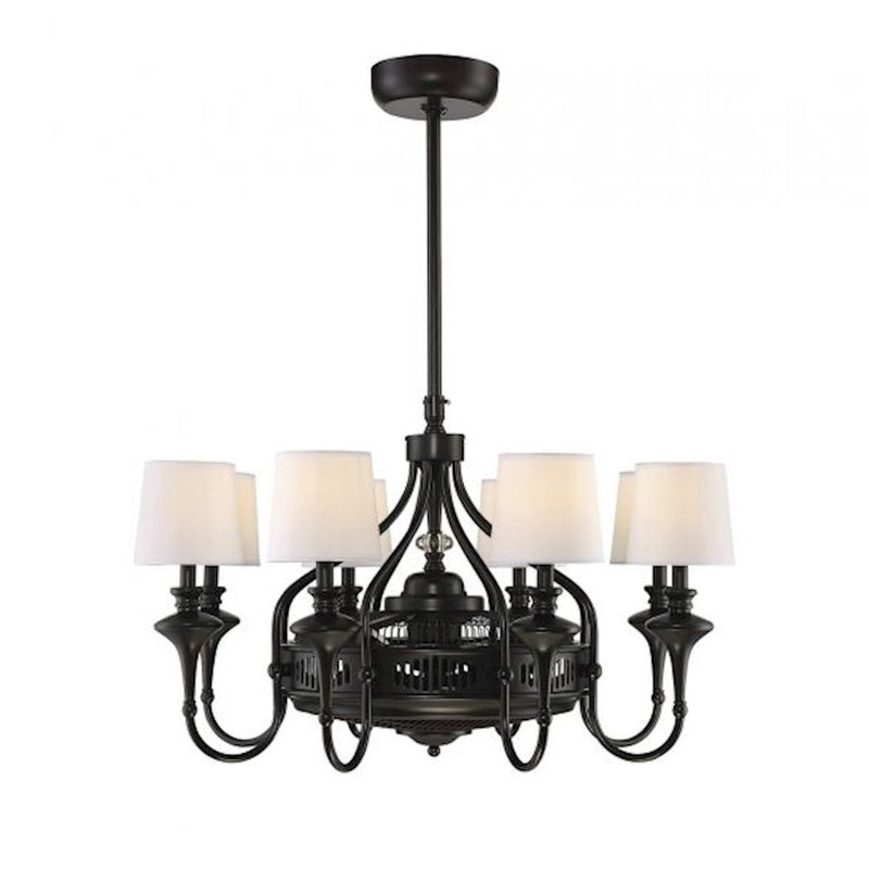 Savoy House Brisa 8-Light Fan D'Lier, English Bronze