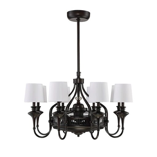 Savoy House Brisa 8-Light Fan D'Lier, English Bronze