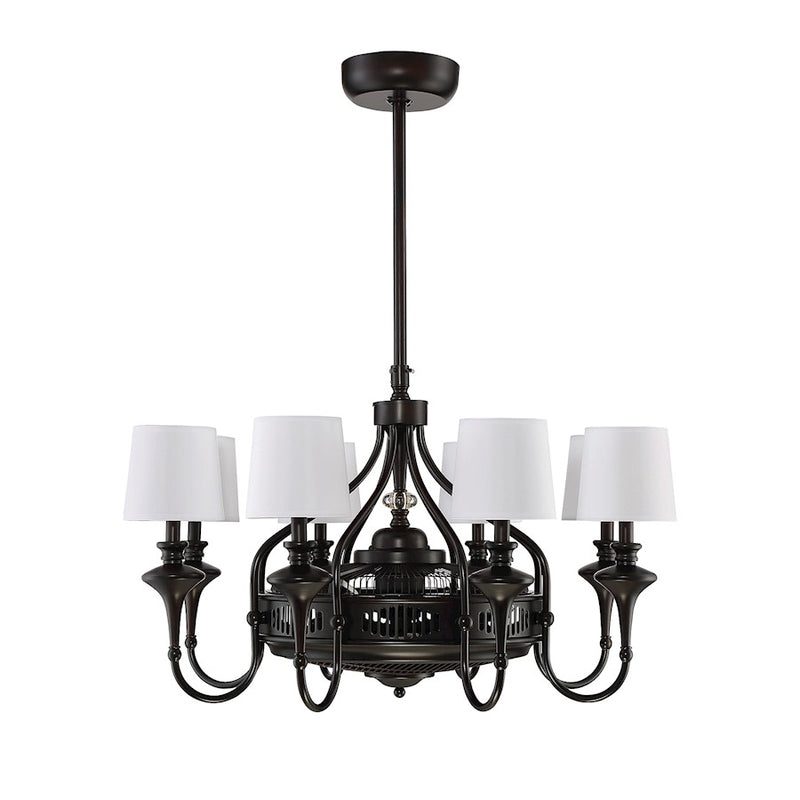 Savoy House Brisa 8-Light Fan D'Lier, English Bronze