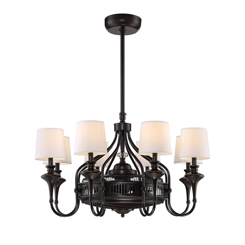 Savoy House Brisa 8-Light Fan D'Lier, English Bronze