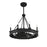 Savoy House Lyon 8-Light Fan D'Lier, Matte Black