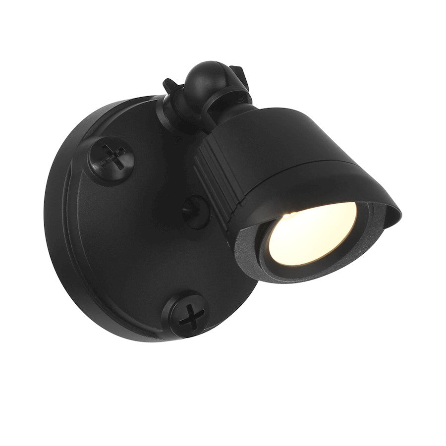 Savoy House LED Single Flood Light, Black - 4-FLOOD-A1-3000K-BK