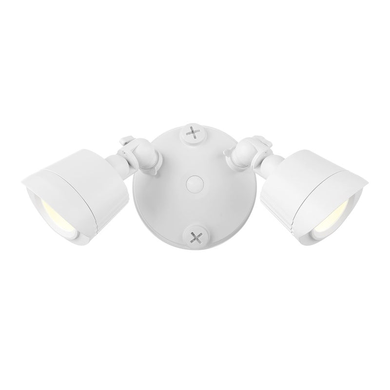 Essentials 2 Light LED Double Flood Light, White