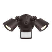 Essentials 2Lt LED Motion Sensor Dbl Flood Light, BZ - 4-FLOOD-MS-A2-3000K-BZ