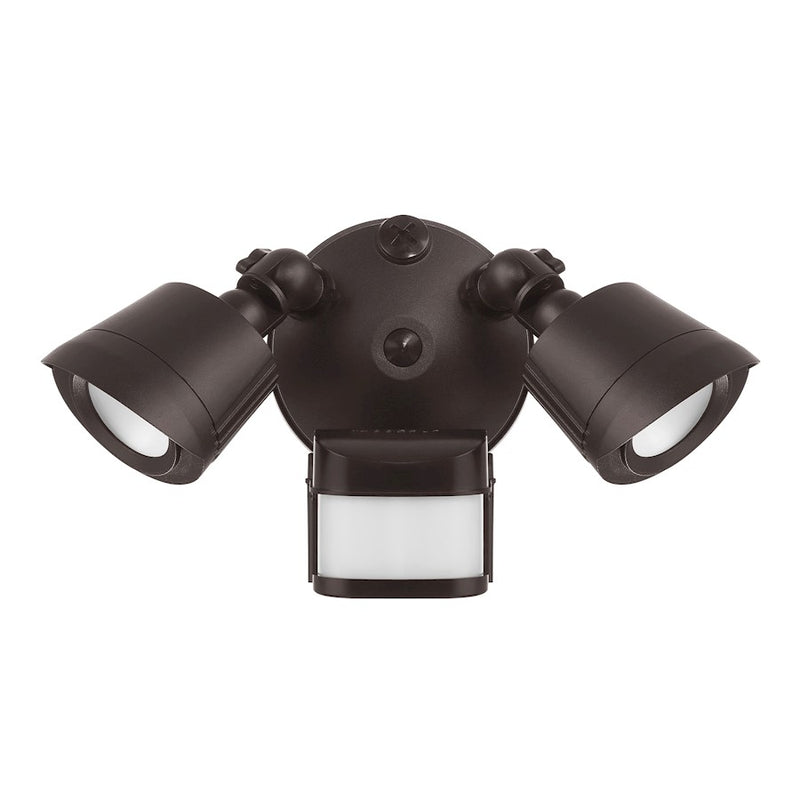 Essentials 2Lt LED Motion Sensor Double Flood Light, BZ