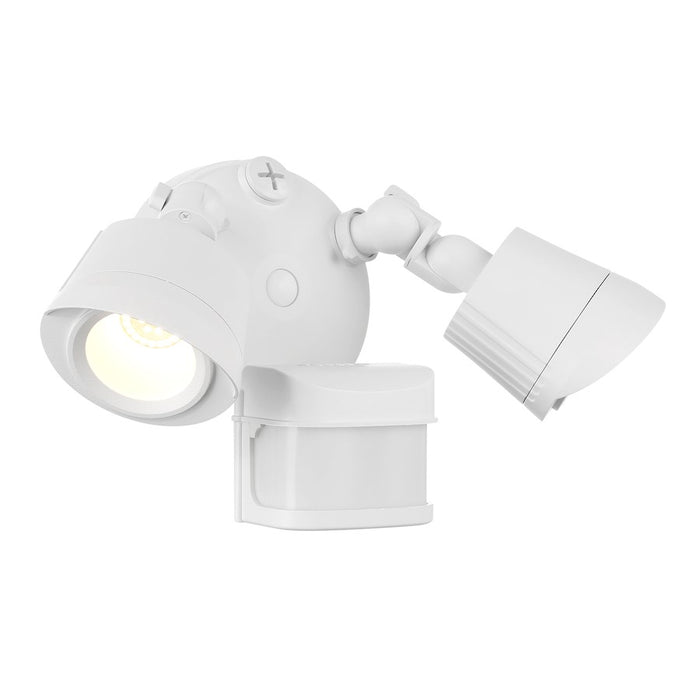 Essentials 2Lt LED Motion Sensor Double Flood Light, White