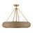 Savoy House Gaia 4 Lt Ceiling Fan, Fan D'Lier, Warm Brass - 40-FD-8302-322