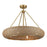 Savoy House Gaia 4 Lt Ceiling Fan, Fan D'Lier, Warm Brass