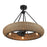 Savoy House Gaia 6 Lt Ceiling Fan, Fan D'Lier, Matte Black
