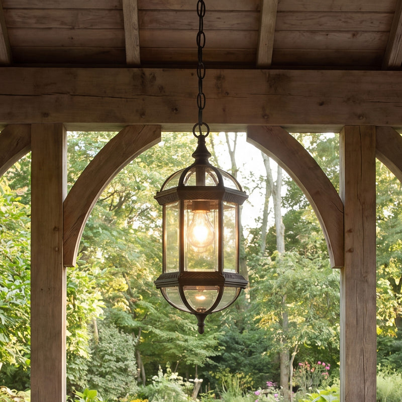 Savoy House Kensington 1Lt Outdoor Hanging Lantern, Textured Black