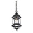 Savoy House Kensington 1Lt Outdoor Hanging Lantern, Textured Black