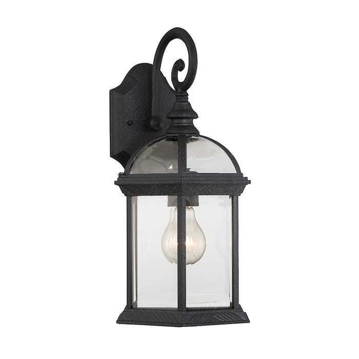 Savoy House Kensington 1Lt 16" Outdoor Wall Lantern, Textured Black