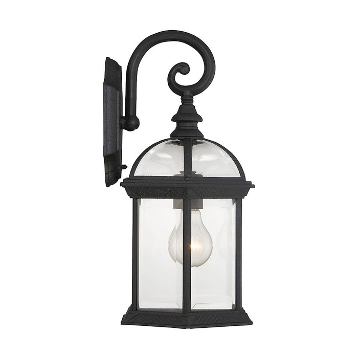 Savoy House Kensington 1Lt 16" Outdoor Wall Lantern, Textured Black