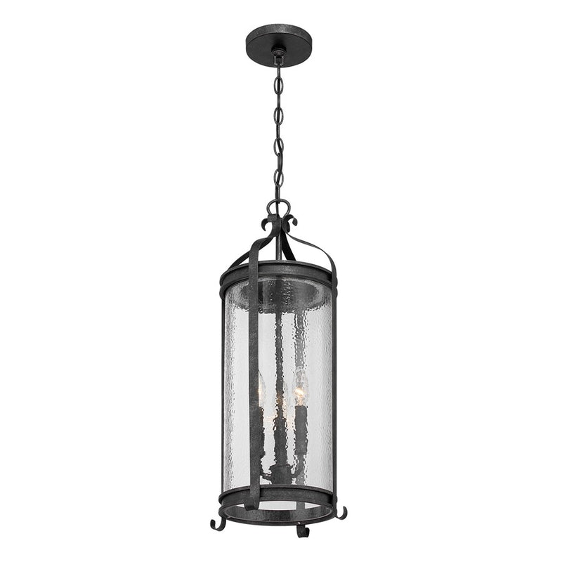 Savoy House Preston 3Lt Outdoor Hanging Lantern, Iron, Iron Oxide