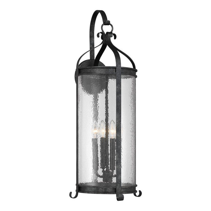 Savoy House Preston 4Lt Outdoor Wall Lantern, Iron, Iron Oxide