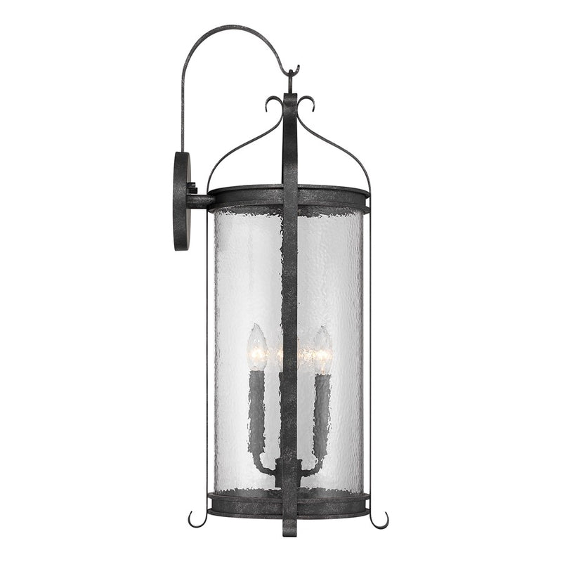 Savoy House Preston 4Lt Outdoor Wall Lantern, Iron, Iron Oxide