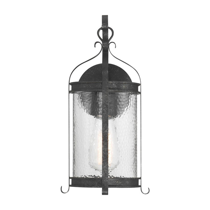 Savoy House Preston 1Lt Outdoor Wall Lantern, Iron, Iron Oxide