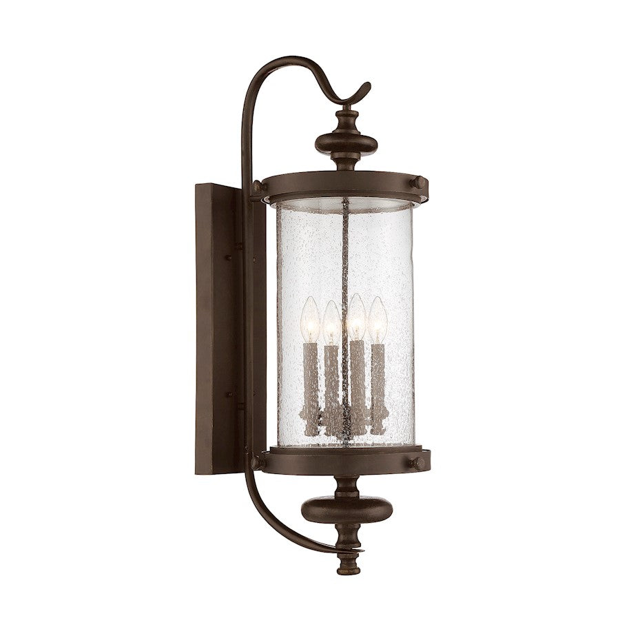 Savoy House Palmer 4-Light Outdoor Wall Lantern, Walnut Patina - 5-1224-40