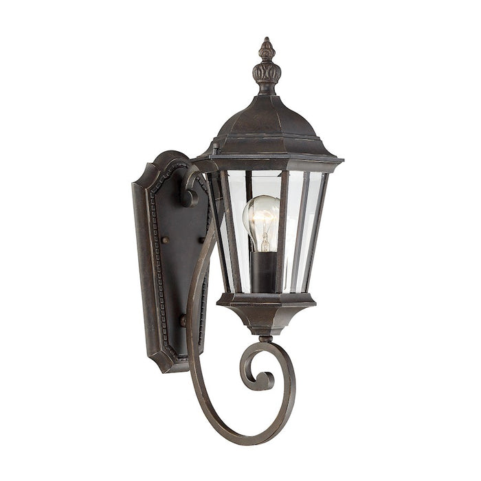 Savoy House Wakefield 1-Light Outdoor Wall Lantern, Walnut Patina