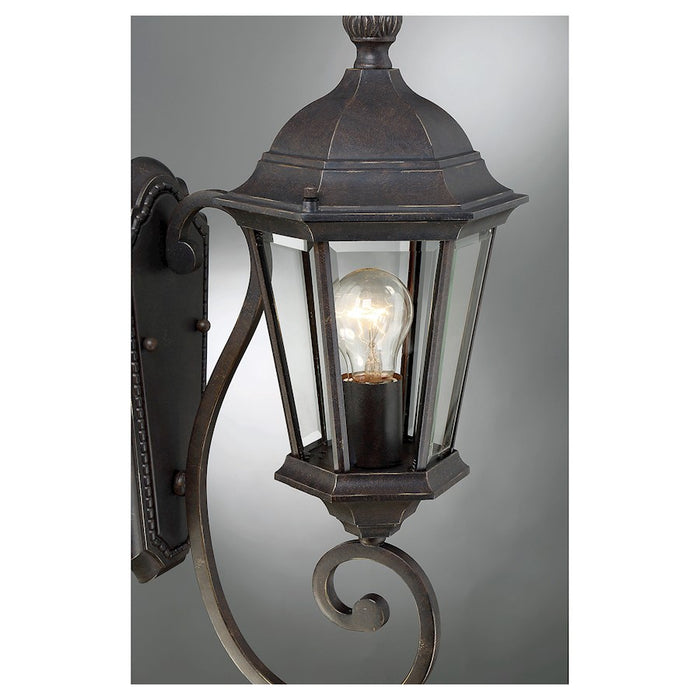 Savoy House Wakefield 1-Light Outdoor Wall Lantern, Walnut Patina