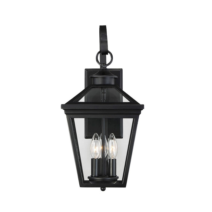 Savoy House Ellijay 3-Light Outdoor Wall Lantern, Black