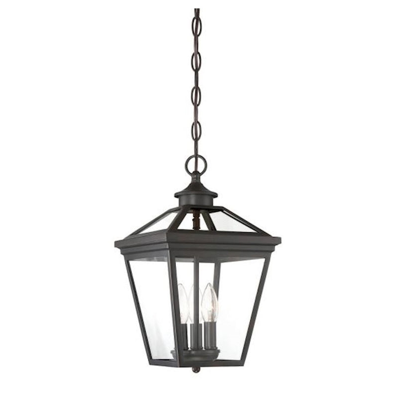 Savoy House Ellijay 3-Light Outdoor Hanging Lantern, English Bronze