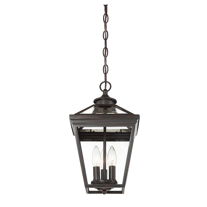 Savoy House Ellijay 3-Light Outdoor Hanging Lantern, English Bronze