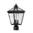 Savoy House Ellijay 3-Light Outdoor Post Lantern, Black