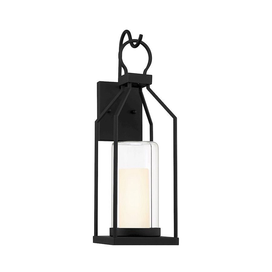 Savoy House Hamilton 1-Light 21" Outdoor Wall Lantern, Matte Black - 5-1985-BK