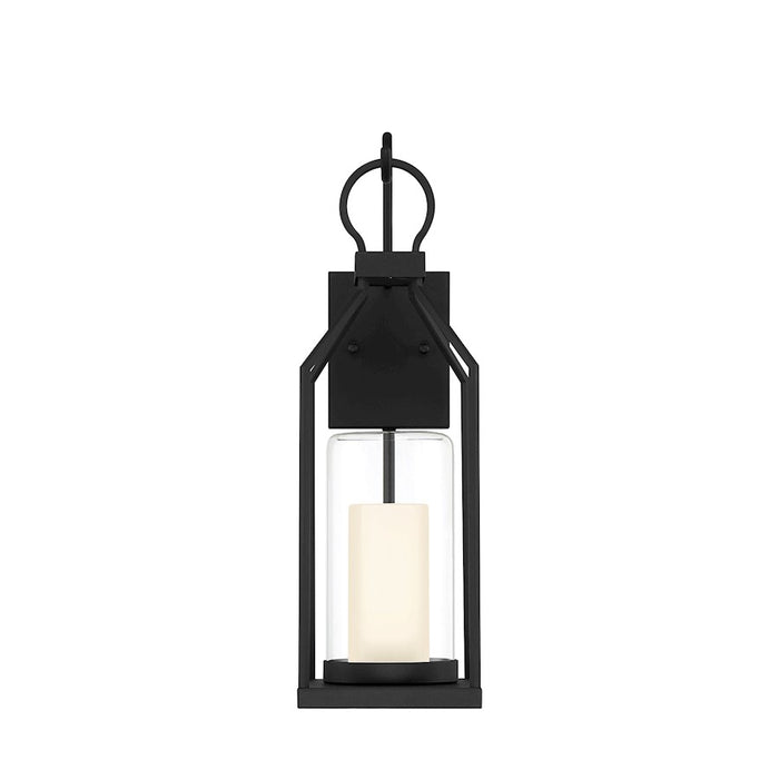 Savoy House Hamilton 1-Light 21" Outdoor Wall Lantern, Matte Black