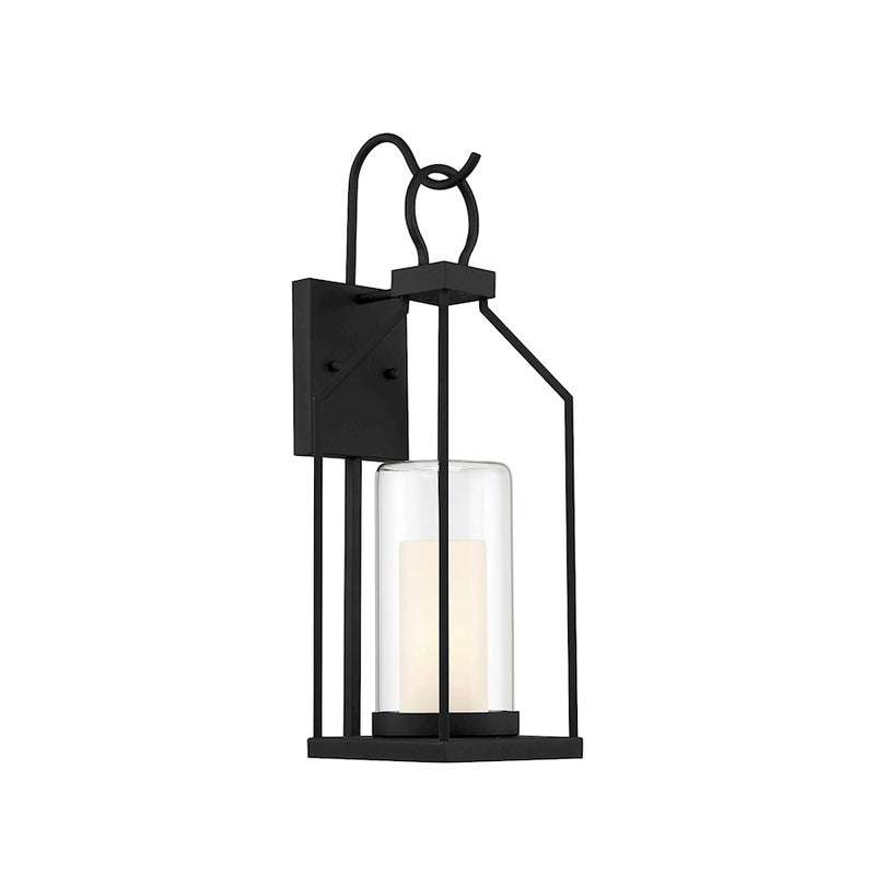 Savoy House Hamilton 1-Light 21" Outdoor Wall Lantern, Matte Black