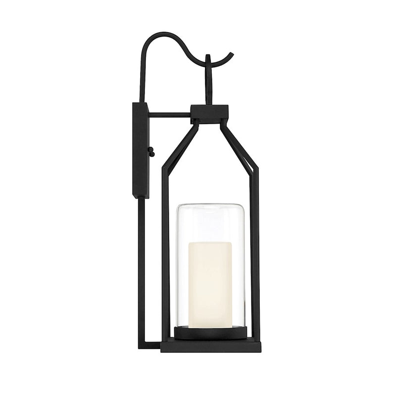 Savoy House Hamilton 1-Light 21" Outdoor Wall Lantern, Matte Black