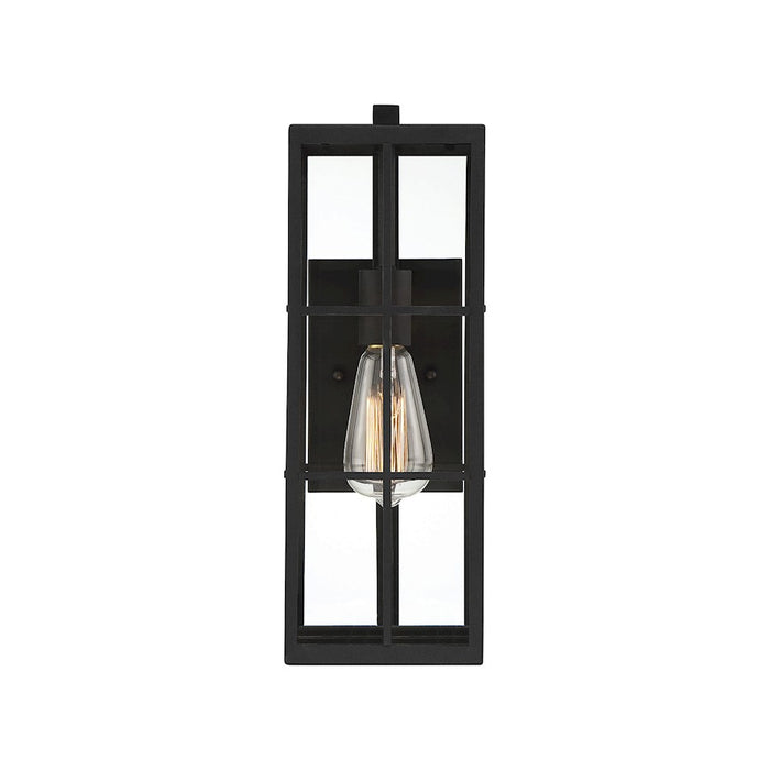 Savoy House Ericson 1-Light 16" Outdoor Wall Lantern, Matte Black