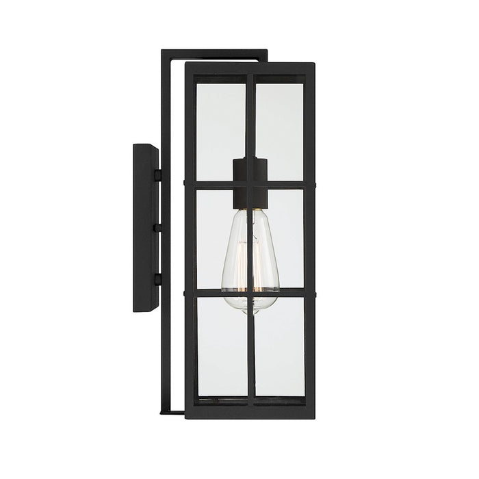 Savoy House Ericson 1-Light 16" Outdoor Wall Lantern, Matte Black