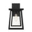 Savoy House Denver 1 Light Outdoor Wall Lantern, Black/Seeded