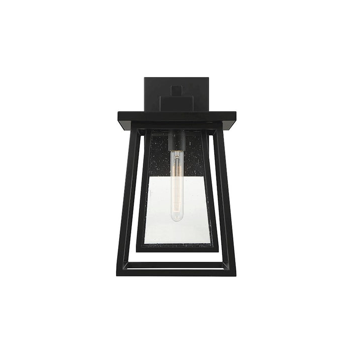 Savoy House Denver 1-Light Outdoor Wall Lantern, Matte Black