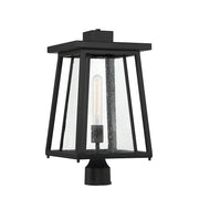 Savoy House Denver 1-Light Outdoor Post Lantern, Matte Black - 5-2024-BK