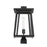 Savoy House Denver 1-Light Outdoor Post Lantern, Matte Black