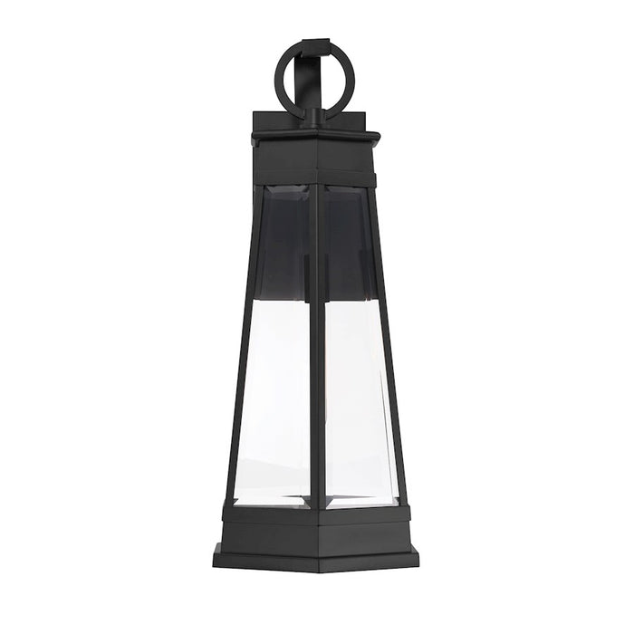 Savoy House Payne 1Lt 26" Outdoor Wall Lantern, Black/Clear Beveled