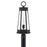 Savoy House Payne 1Lt Outdoor Post Lantern, Matte Black/Clear Beveled