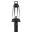 Savoy House Payne 1Lt Outdoor Post Lantern, Matte Black/Clear Beveled