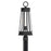 Savoy House Payne 1Lt Outdoor Post Lantern, Matte Black/Clear Beveled