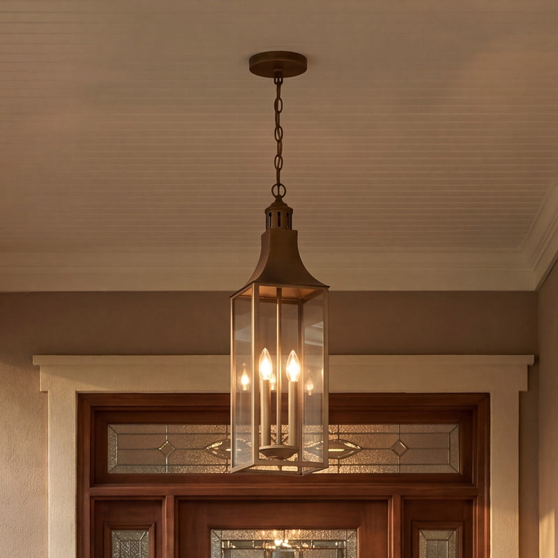 Savoy House Lancaster 2Lt Outdoor Hanging Lantern, Atlas Bronze