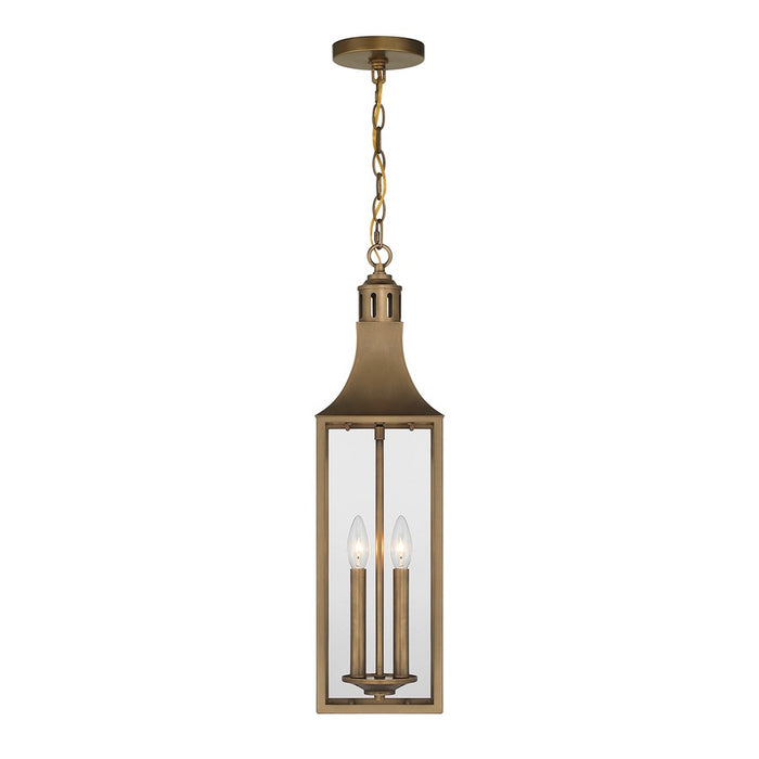 Savoy House Lancaster 2Lt Outdoor Hanging Lantern, Atlas Bronze