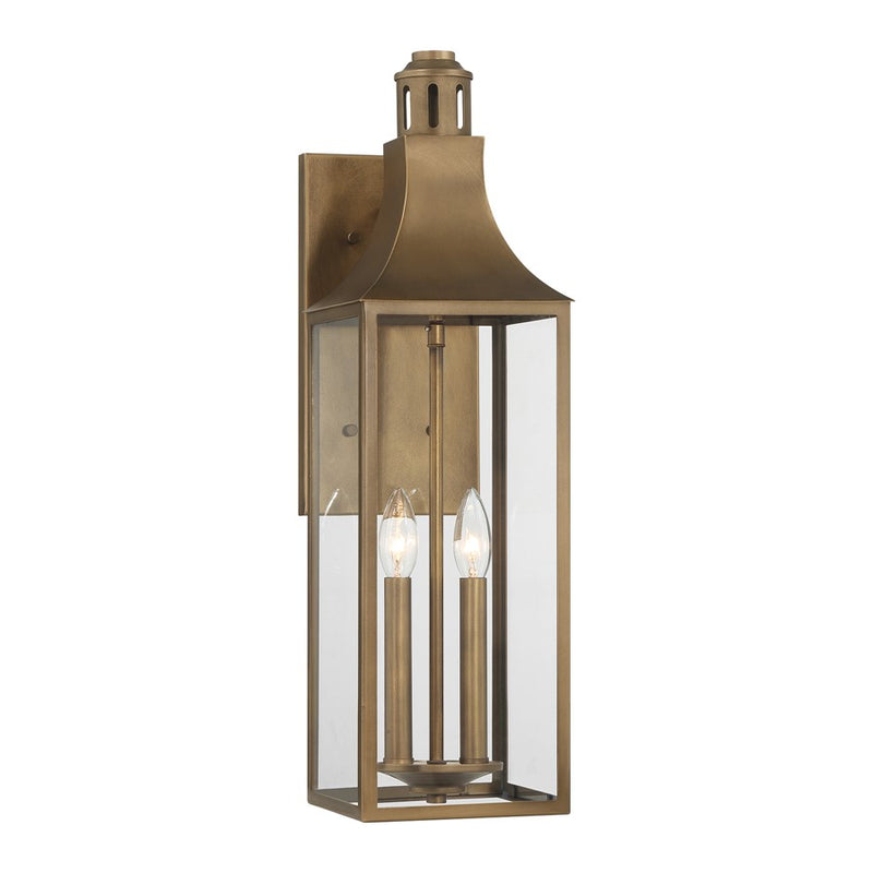 Savoy House Lancaster 2Lt 24" Outdoor Wall Lantern, Atlas Bronze