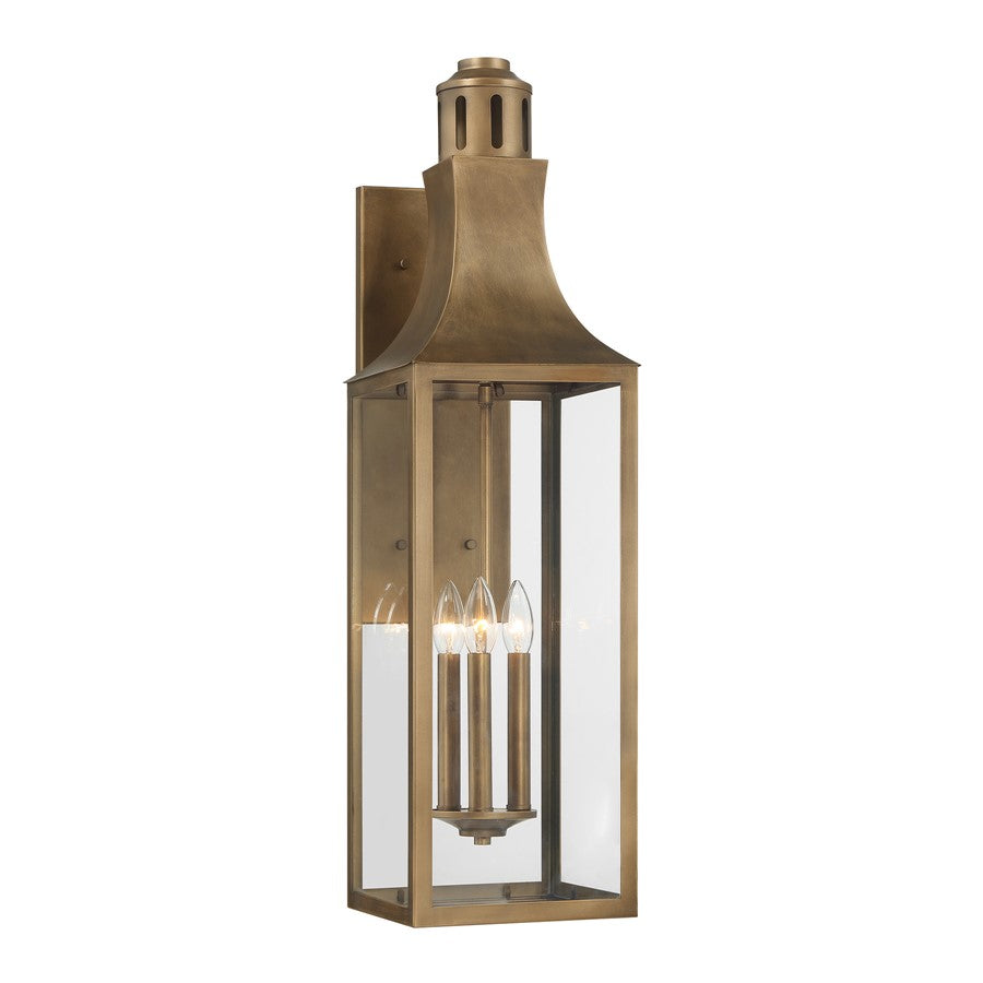 Savoy House Lancaster 2Lt 32" Outdoor Wall Lantern, Atlas Bronze - 5-222-273