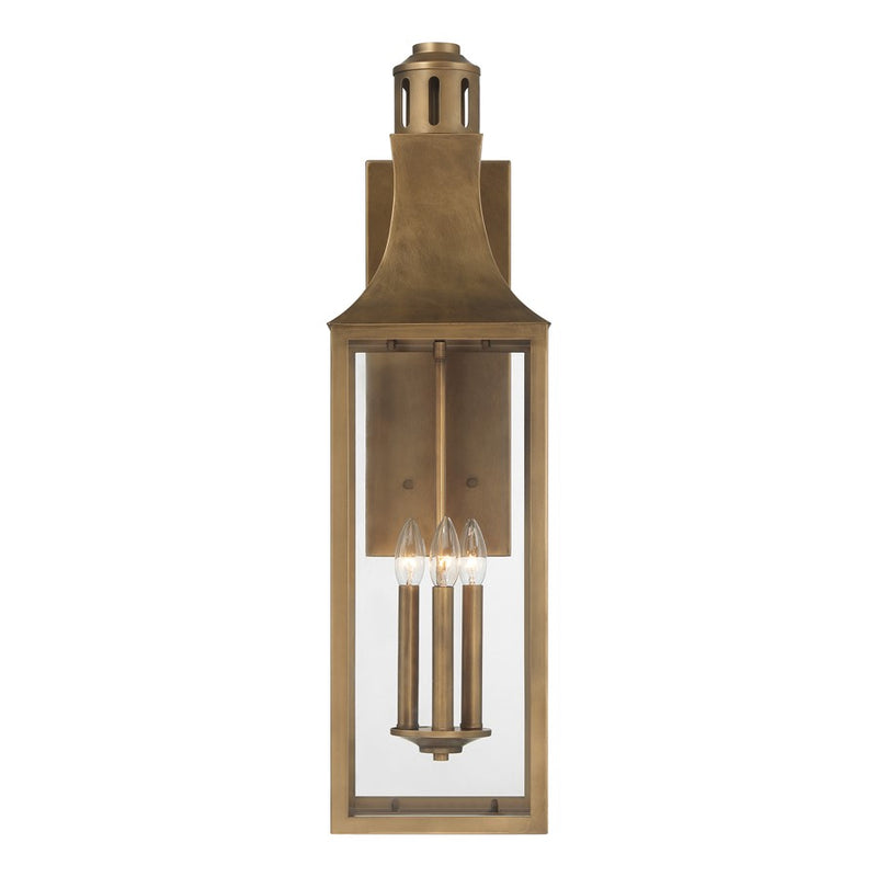 Savoy House Lancaster 2Lt 32" Outdoor Wall Lantern, Atlas Bronze